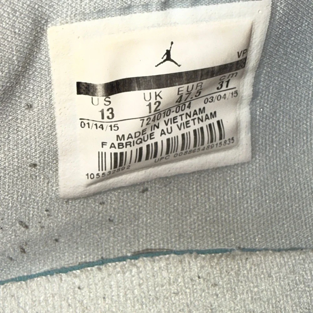 Nike Mens Air Jordan Eclipse Men 13 Pre-Owned 724010-004 Gray Basketball Sneaker